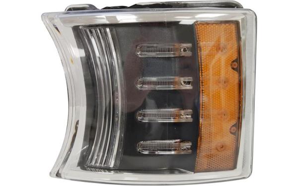 SCANIA 6 13 KRYPČIŲ LEMPAS SU LED DIENOS ŠVIESA L/R trumpas-0