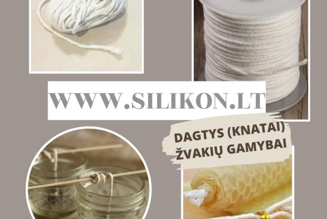 Dagtys (knatai) žvakėms https://silikon.lt/-0