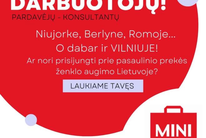 Ieškoma pardavėja/as - konsultantė/as-0