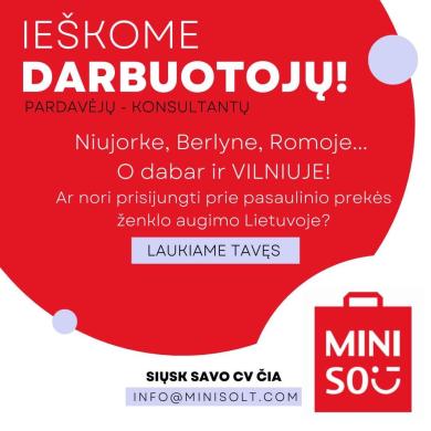 Ieškoma pardavėja/as - konsultantė/as-0