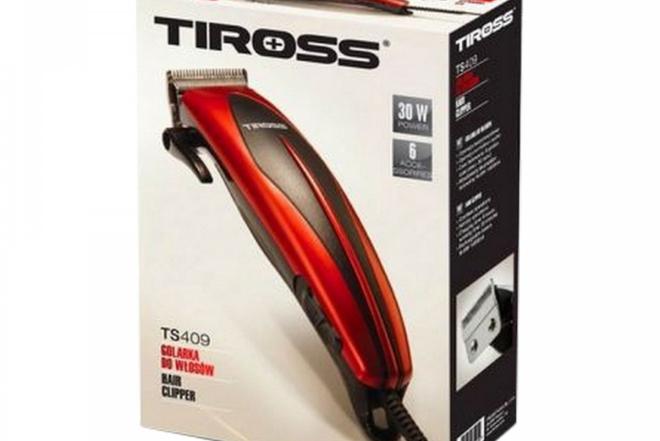 Plaukų kirpimo mašinėlė Tiross TS-409 7W-0