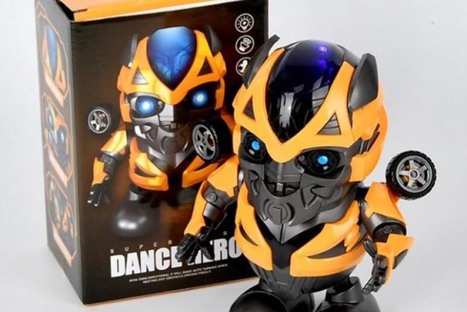 Šokantis ir šviečiantis žaislas ,,Bumblebee“-0