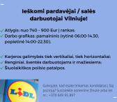 Ieškomas pardavėjas (-a) /salės darbuotojas (-a) Vilniuje-0