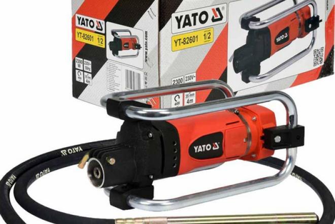 giluminis betono vibratorius YATO, 4M, 2300W, YT-82601-0