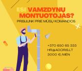 IEŠKOMI VAMZDYNŲ MONTUOTOJAI-0