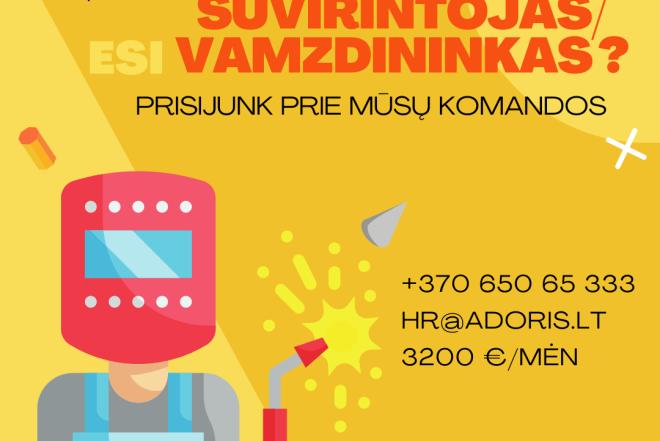 IEŠKOMI SUVIRINTOJAI - VAMZDININKAI-0