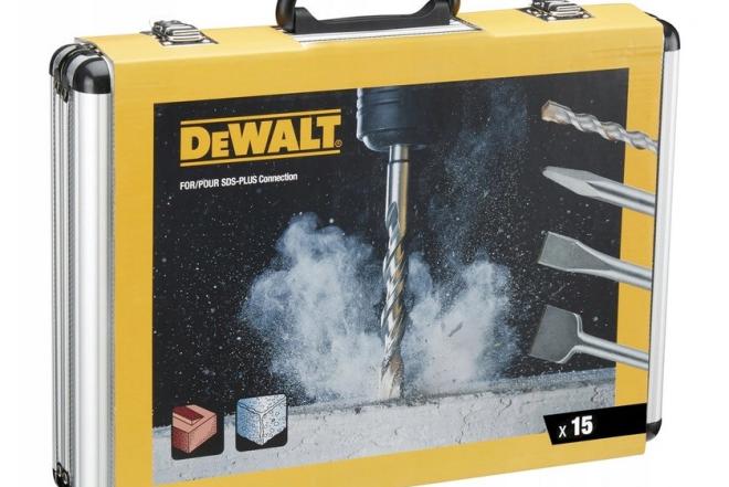 DeWALT 15vnt. kaltų ir grąžtų SDS+ rinkinys, DT9679-0