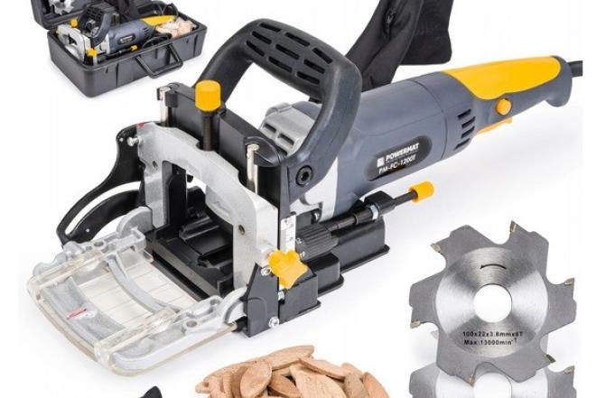 Kampų pjovimo frezeris PowerMat 1200W-0