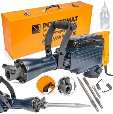 Mūro/betono kaltas "PowerMat" HEX 3000W 45J-0