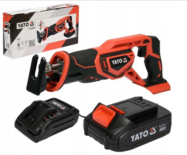 Siaurapjūklis tiesinis akumuliatorinis pjūklas YATO 18V, YT-82814-0