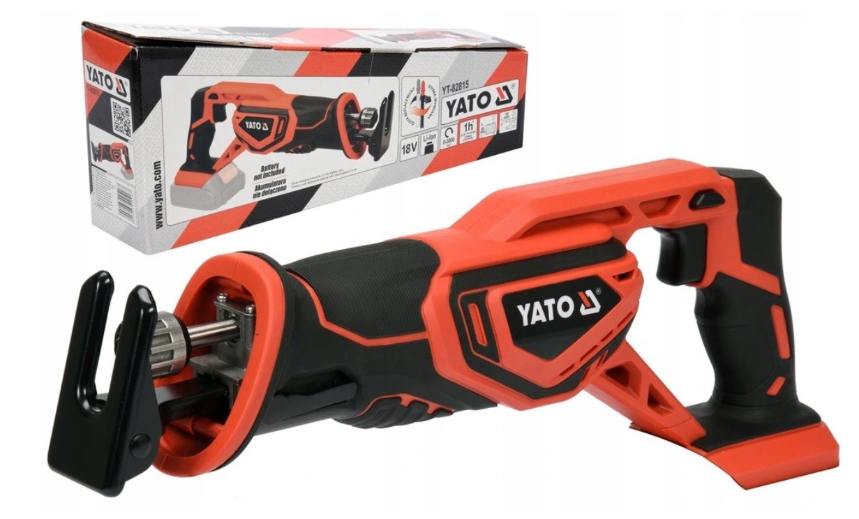 Tiesinis akumuliatorinis pjūklas YATO 18V, YT-82815-0