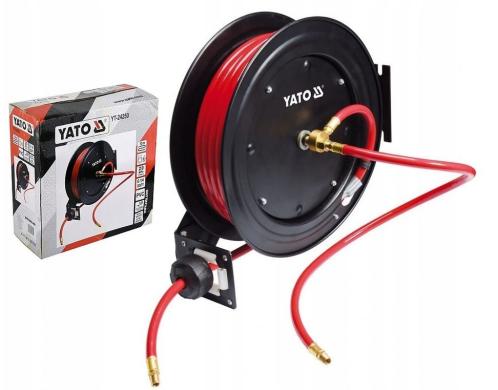 Ištraukiama pneumatinė oro žarna su rite YATO 9,5mm x 15m, YT-24250-0