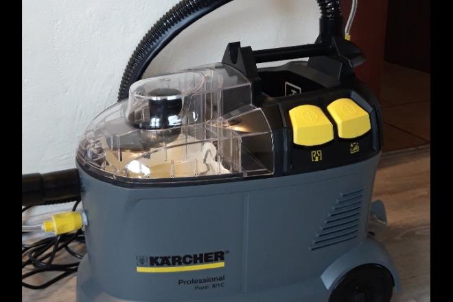 Minkštų baldų, kilimų, čiužinių valymas plaunamu siurbliu "karcher"-0