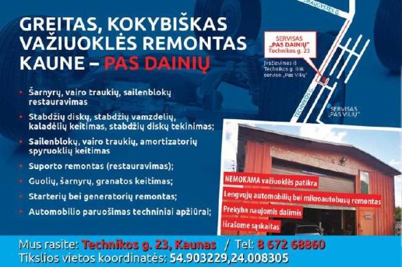 Greitas, kokybiškas važiuoklės remontas, Kaune-0