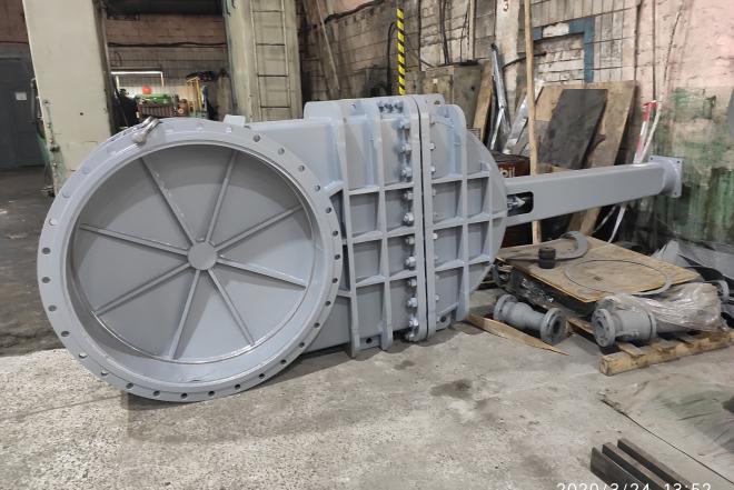 Gate valve 30с947нж Dn 1200 Pn 4-0