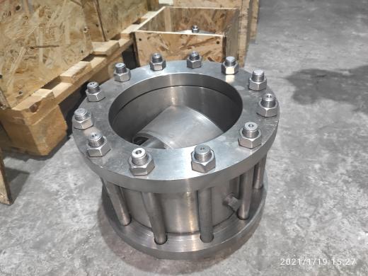 Titanium check valve 19тн14бк Dn 200 Pn у 10-0