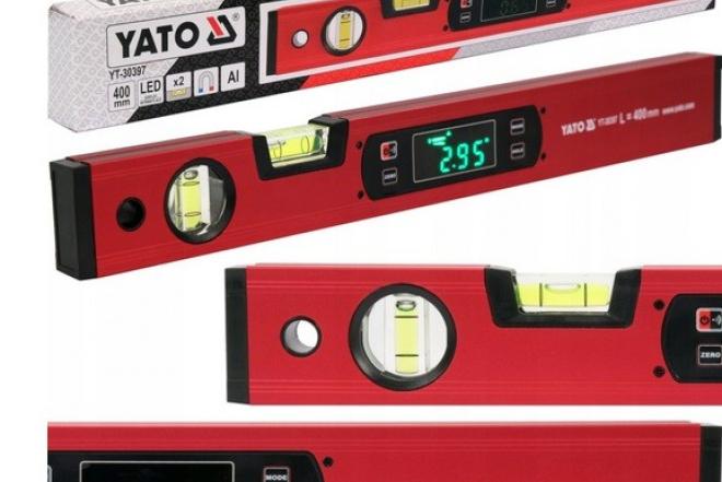 Skaitmeninis LCD gulsčiukas YATO 400mm, YT-30397-0