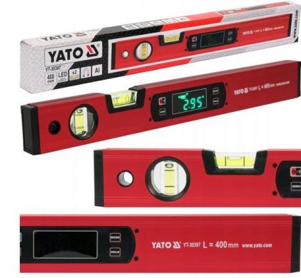 Skaitmeninis LCD gulsčiukas YATO 400mm, YT-30397-0