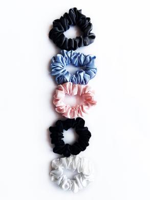 100% Mulberry šilko plaukų gumelės-1