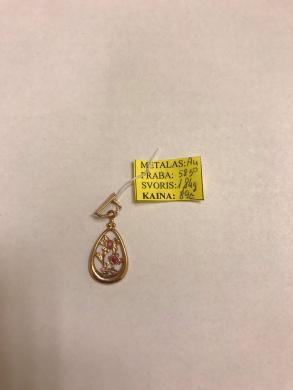 Auksinis pakabukas 1,84g-1