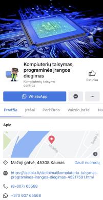 Kompiuterių taisymas, it pagalba bei programavimas-1
