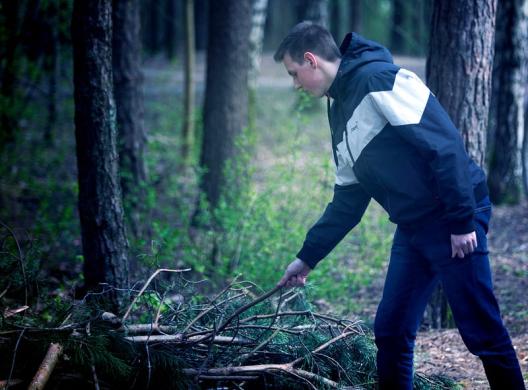 Paklaidinimas miške Trakuose-1