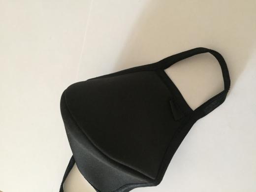 Daukartinio naudojimo  apsauginė VEIDO KAUKĖ Juoda-1