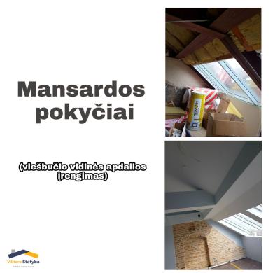 Vidinė apdaila nuo A iki Z-1