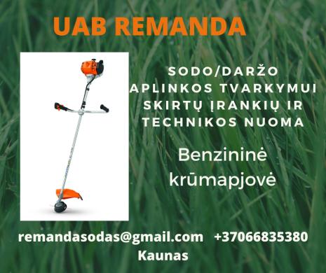 Sodo/daržo aplinkos tvarkymui skirtų įrankių ir mechanizmų nuoma-1