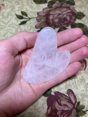 Veido Masažuoklis ir Gua Sha iš Nefrito Akmens-1