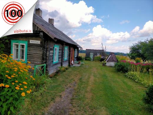 Parduodama rąstinė sodyba Širvintų rajone .-1