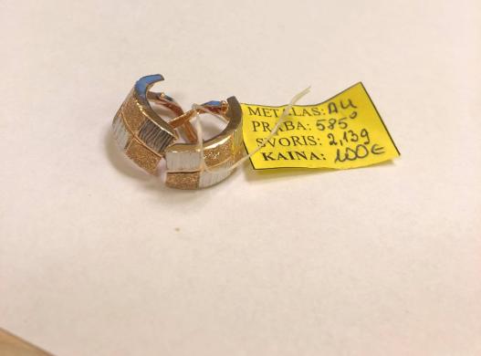 Auksiniai auskarai 2,13g-1