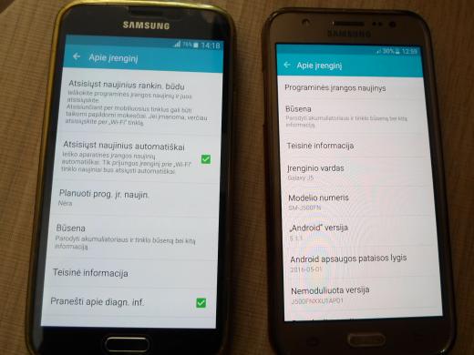 Samsung Galaxy S5 ir J5-1