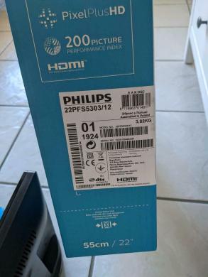 Parduodu Philips Televizorių 22 Coliu 56 cm Full HD DTV-1