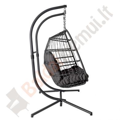 Kabanti kėdė YOYO dviejų vietų su minkšta dalim 152x107xH198cm-1