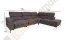 Kampinė sofa MERCADO RC 295x102/231xH77cm-1
