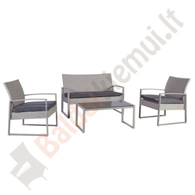 Lauko baldų komplektas VICT su minkšta dalim-1