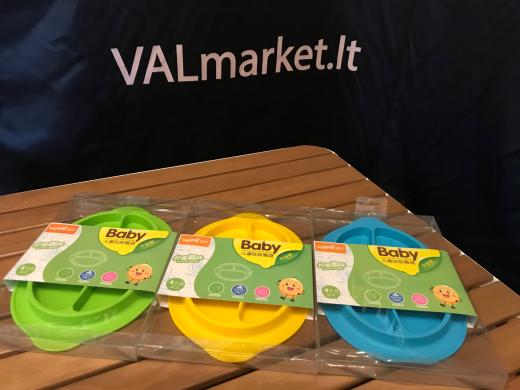 Silikoninė lėkštė vaikams-1