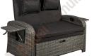 Lauko sofa COLO su reguliuojamu atlošu ir kojų atrama-1