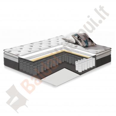 Spyruoklinis čiužinys HARMONY TOP POCKET, 140x200xH33cm-1