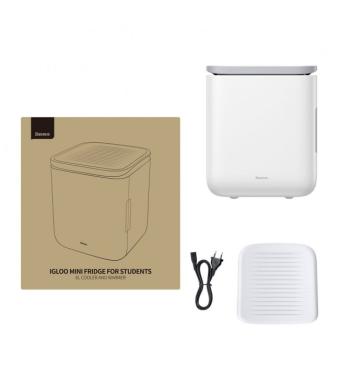 Mini šaldytuvas Baseus Igloo su šildymo funkcija, 6L, 230V (balta)-1