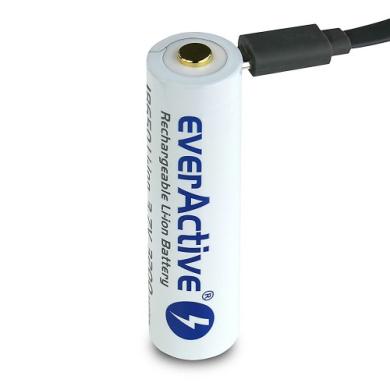 18650 3200mAh baterija su micro USB everActive-1
