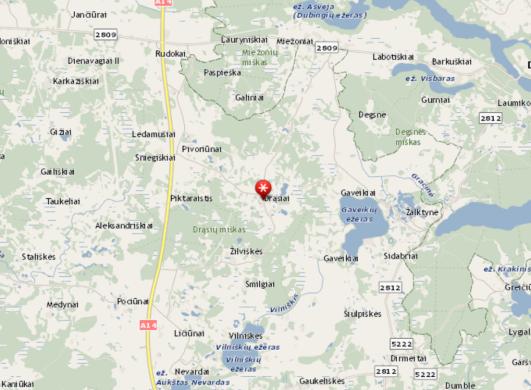 Žemės sklypas, esantis Molėtų r. Drąsių k. (netoli Dubingių m.)-1