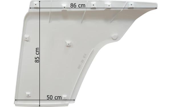 SCANIA S / R 17- KABINOS SPOILERIS VIRŠUTINĖ KAIRĖ-1