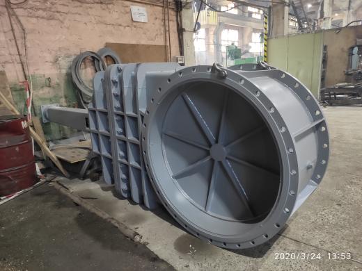Gate valve 30с947нж Dn 1200 Pn 4-1
