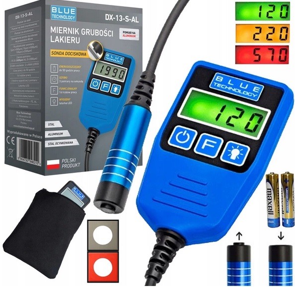 Skaitmeninis dažų storio matuoklis / dažų storio testeris DX-13-S-AL-0