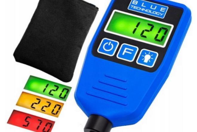 Skaitmeninis dažų storio matuoklis / dažų storio testeris DX-13-AL-0