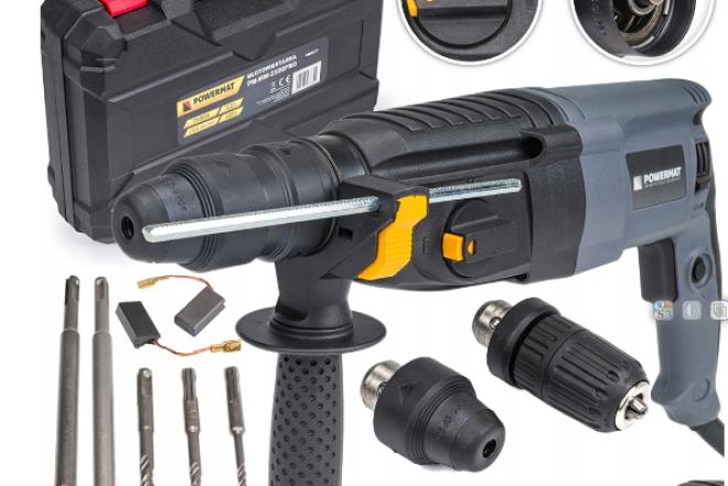 Gręžtuvas - Perforatorius "PowerMat" 2500W PRO-0