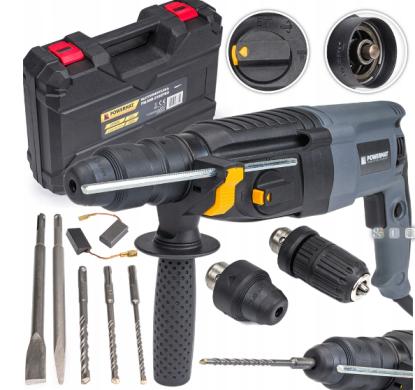 Gręžtuvas - Perforatorius "PowerMat" 2500W PRO-0