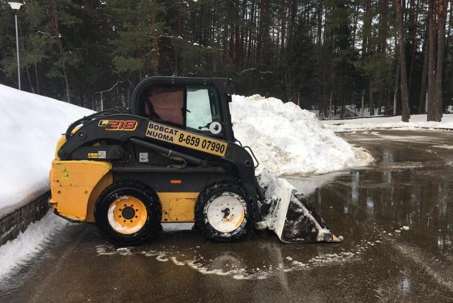 *SNIEGO IŠVEŽIMAS, 865907990, BOBCAT NUOMA VILNIUJE-0
